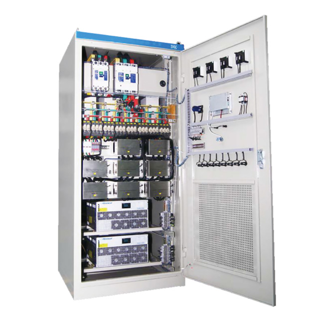 低壓混合有源動態無功補償裝置是安裝在低壓配電系統內，用于
改善低壓配電的電壓質量，提高無功補償運行管理水平，更好地服務
于電力客戶，在原有低壓無功自動補償裝…